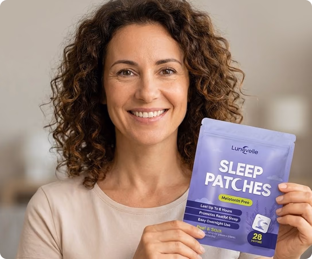 Lunavelle Sleep Patches pack with 28 melatonin-free patches